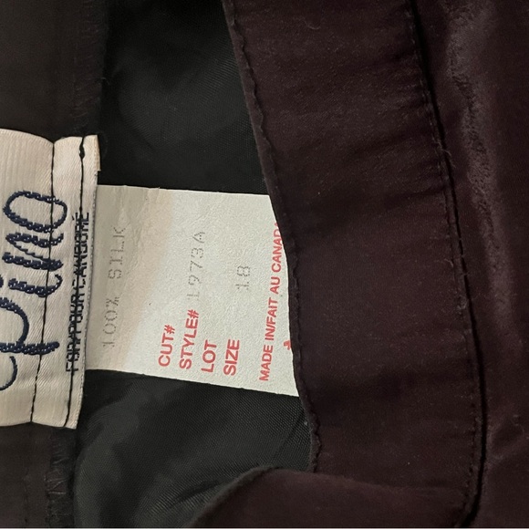 Vintage 💯 Silk Classic Tailored Staple Pencil  Skirt - Picture 6 of 6